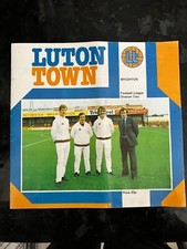 Football programmes brighton for sale  ADDLESTONE