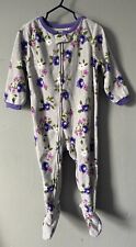 Carter's Baby Girls 1 peça aconchegante lã macia floral manga longa PJs cinza 24M comprar usado  Enviando para Brazil