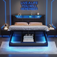 Boxspringbett 160x200 led gebraucht kaufen  Frankfurt am Main