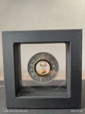 Silbermünze hourglass sanduhr gebraucht kaufen  Bonn