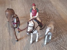 Schleich pferde reiterin gebraucht kaufen  Elsoff, Rehe, Oberroßbach