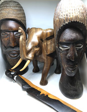 Vintage african carved for sale  EXETER
