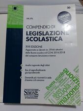 Compendio legislazione scolast usato  Casalecchio di Reno