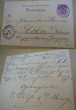 Postkarte mainz 1888 gebraucht kaufen  Berlin