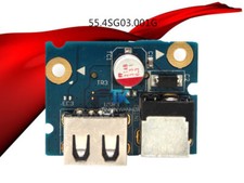 Placa DC 55.4SG03.001G com conector de alimentação porta USB para LENOVO G480 G485 G580 LG4858 comprar usado  Enviando para Brazil