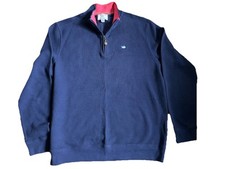 Pulôver SOUTHERN TIDE "THE SKIPJACK" 1/4 ZÍPER MANGA LONGA AZUL GRANDE comprar usado  Enviando para Brazil