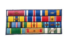 Barra de fita costurada feita em teatro oficial da Força Aérea dos EUA Guerra do Vietnã original, usado comprar usado  Enviando para Brazil