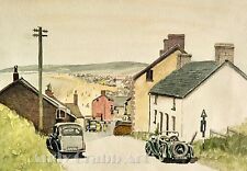 Borth c1955 watercolour for sale  CANNOCK