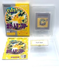Pokemon Yellow ver. Nintendo Gameboy GB japonês Game Boy Pikachu na caixa com estojo comprar usado  Enviando para Brazil