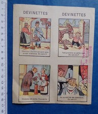 Feuillet jeu devinettes d'occasion  Grancey-le-Château-Neuvelle