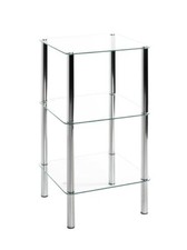 Chrome metal shelf d'occasion  Expédié en Belgium