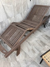 Lettino prendisole legno usato Lettino prendisole legno usato  Latina