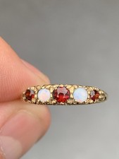 9ct gold garnet for sale  BRIGHTON