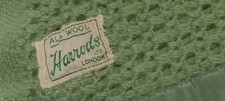 Vintage harrods wool for sale  ROMFORD