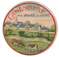 Ancienne étiquette camembert d'occasion  Bitche