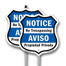 Trespassing bilingual english for sale  West Palm Beach