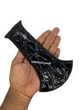 Cabeça de machado Obsidian Tomahawk 7” – Lâmina de vidro vulcânica quebrada, item de colecionador comprar usado  Enviando para Brazil