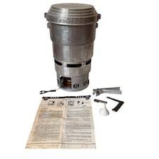 Antigo Conjunto de Cozinheiro Turístico SIGG com Fogão de Latão SVEA 123 Não Testado Completo Menos Alça, usado comprar usado  Enviando para Brazil