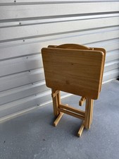 Wooden dinner trays for sale  Pennington
