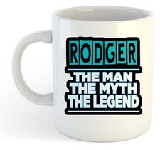 Rodger - El Hombre,The Myth ,Leyenda Taza - Nombre Personalizado de Moda Regalo, usado comprar usado  Enviando para Brazil