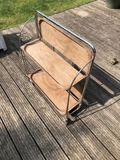 Vintage chrome wood for sale  NORWICH