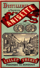 Ancienne étiquette cognac d'occasion  Bordeaux-