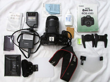 CÂMERA CANON EOS REBEL T4I E LENTE MACRO EFS 18-55mm PACOTE com CINTA E BOLSA PARA CÂMERA, usado comprar usado  Enviando para Brazil