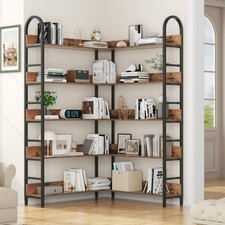 Shaped corner bookcase for sale  Ashford