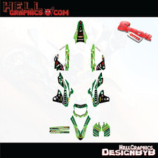 Adesivos kits gráficos KAWASAKI KXF 250 KXF250 2017 2018 2019 2020 comprar usado  Enviando para Brazil