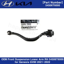 Braço inferior de suspensão dianteira fabricante de equipamento original destro 54506T6000 para Genesis GV80 2021-2022 , usado comprar usado  Enviando para Brazil