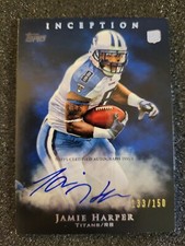 Jamie Harper 2011 TOPPS INCEPTION Rookie Royal Crown auto # d/150 Tennessee Titans! comprar usado  Enviando para Brazil