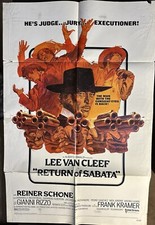 Usado, RETURN OF SABATA-1972-POSTER-REINER SCHONE-WESTERN comprar usado Usado, RETURN OF SABATA-1972-POSTER-REINER SCHONE-WESTERN comprar usado  Enviando para Brazil