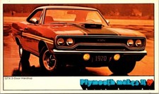 Postcard 1970 plymouth for sale  Kankakee