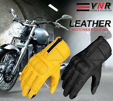 Leather motorcycle gloves for sale  MANCHESTER
