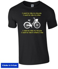 Queen bicycle shirt for sale  BRIDLINGTON