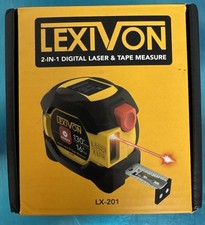 Laser digital LEXIVON 2 em 1 e fita métrica, LX-201, 130' laser e fita de 16' ~ NOVO comprar usado  Enviando para Brazil