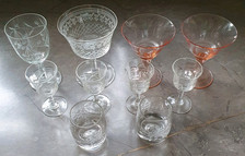 Collection vintage glasses. for sale  NOTTINGHAM