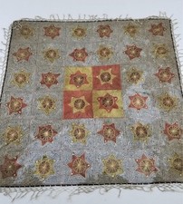 Tapete de mesa vintage tradicional estrela seda bordado crochê renda 122x119cm comprar usado  Enviando para Brazil