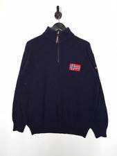 Vintage napapijri wool for sale  WOLVERHAMPTON