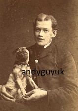 Cdv man holding for sale  CHESTERFIELD