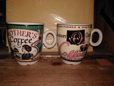 Retro kaffeetassen 2 gebraucht kaufen  Huisheim
