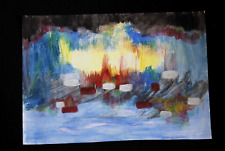Peinture abstraite acrylique d'occasion  Dieulefit