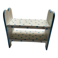 CASA DE BONECAS VINTAGE MADEIRA “BELICHE” Branco Azul Primitivo comprar usado  Enviando para Brazil