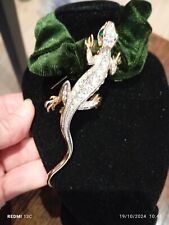 Broche salamandre lézard d'occasion  Limoges-