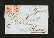 Lombardo veneto 1857 usato  Mantova