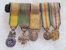 Barrette médailles militaires d'occasion  Cossé-le-Vivien