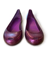 Sapatos de balé Melissa Ultra Girl glitter rosa violeta tamanho 6 borracha comprar usado  Enviando para Brazil