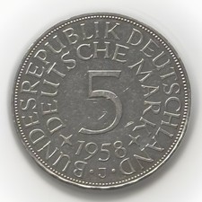 Brd silberadler 1958 gebraucht kaufen  Köln