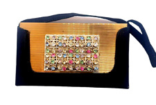 Necessaire Caryall Vintage Voulpte Strass Inserção em Suporte Preto Original comprar usado  Enviando para Brazil