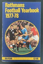 Rothmans football yearbook for sale  LONDON